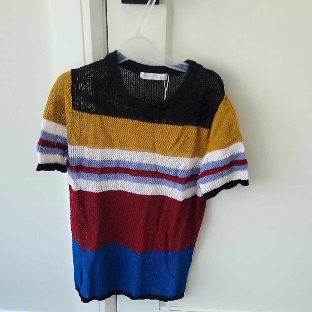 Zara Netted Knit Top